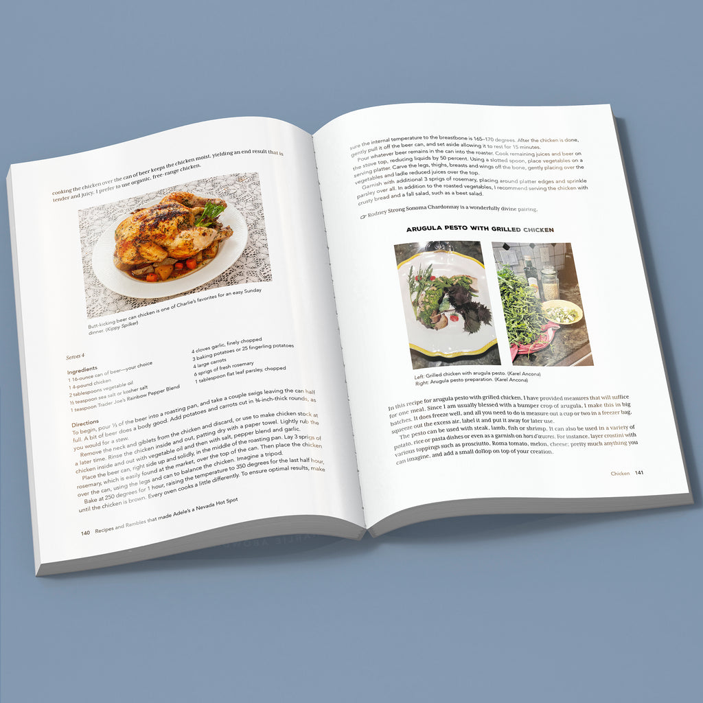 Recipes And Rambles That Made Adele's A Nevada Hot Spot: Forty Years Of Cuisine And History As Told By Chef Charlie Abowd