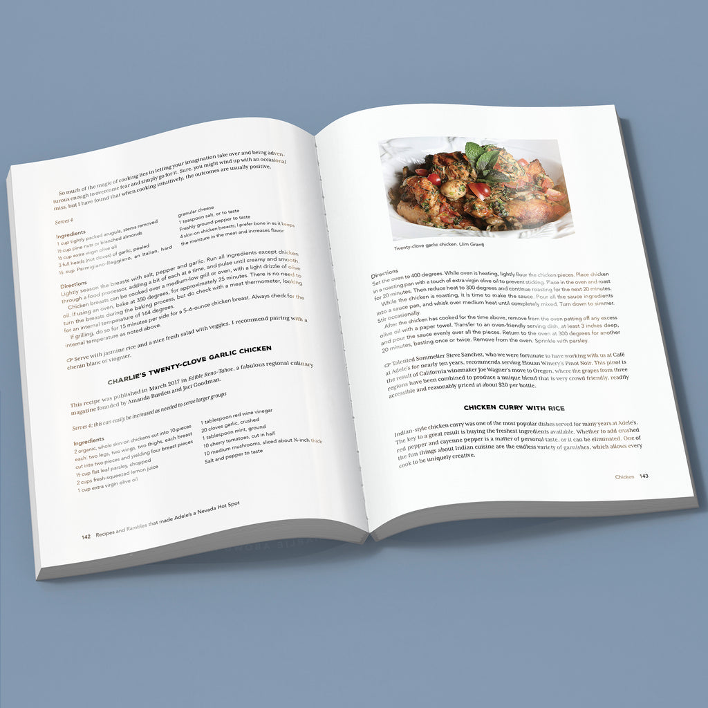 Recipes And Rambles That Made Adele's A Nevada Hot Spot: Forty Years Of Cuisine And History As Told By Chef Charlie Abowd
